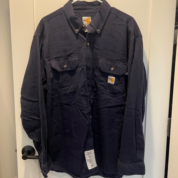 Carhartt Other - Carhartt Men's Dark Blue Shirt Jacket